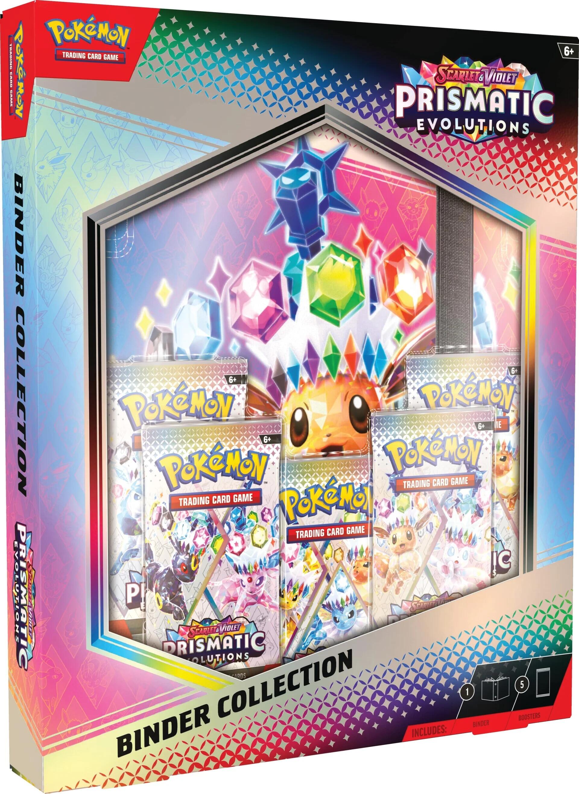 Scarlet & Violet: Prismatic Evolutions - Binder Collection | Galaxy Games LLC