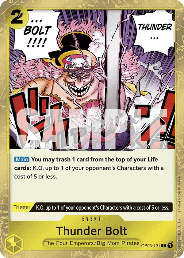 Thunder Bolt (Jolly Roger Foil) [Premium Booster -The Best-] | Galaxy Games LLC