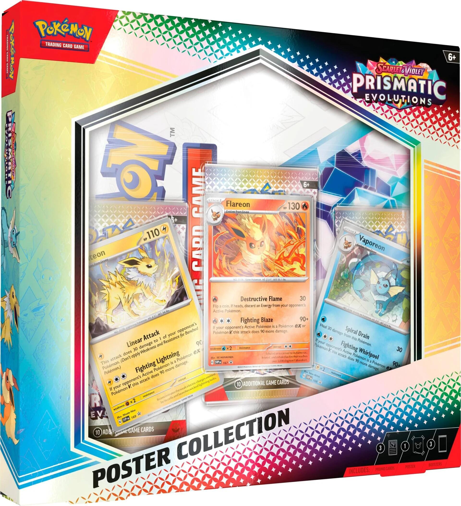 Scarlet & Violet: Prismatic Evolutions - Poster Collection | Galaxy Games LLC