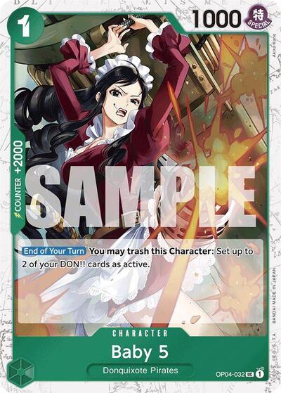 Baby 5 (OP04-032) (Jolly Roger Foil) [Premium Booster -The Best-] | Galaxy Games LLC