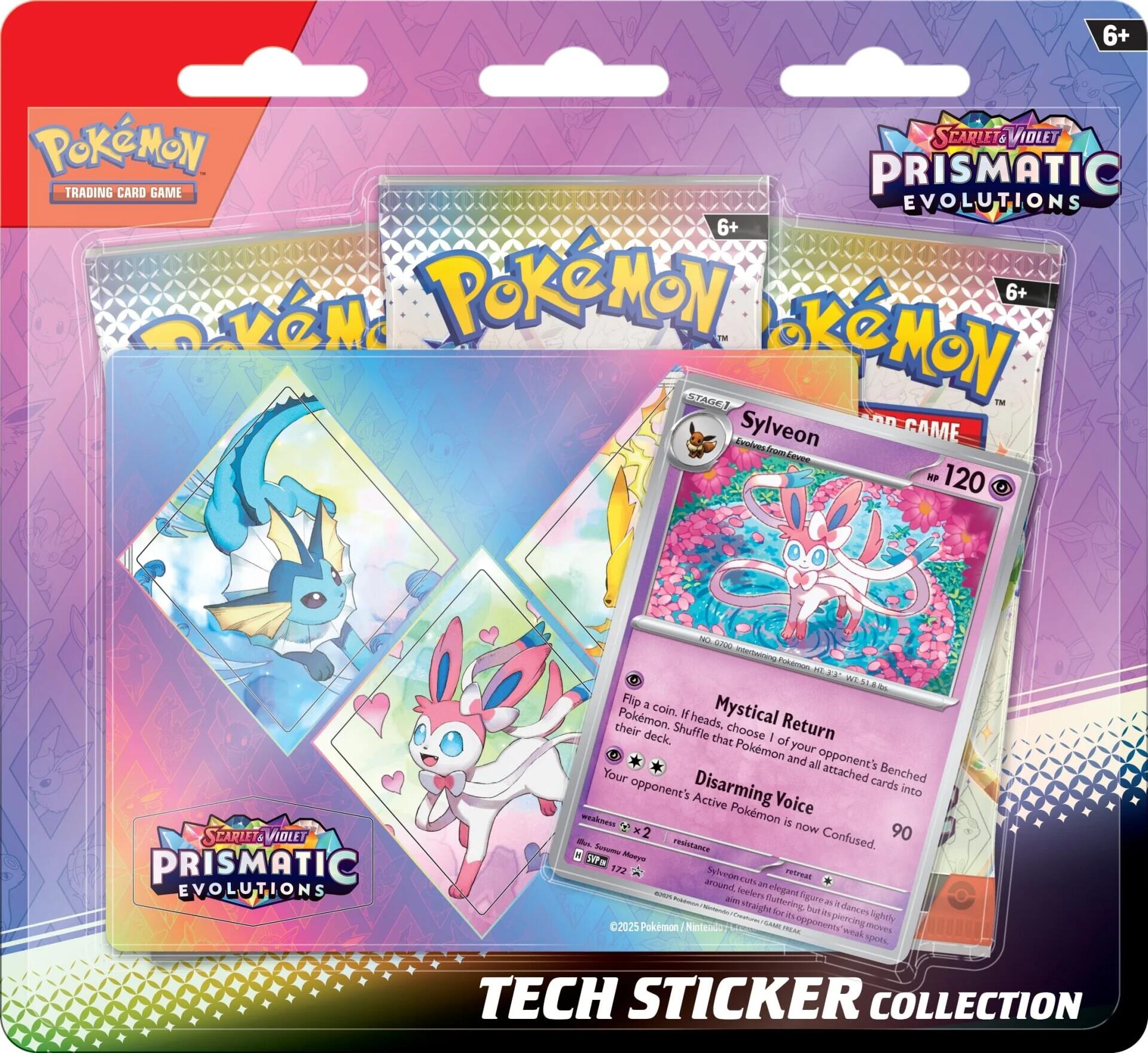 Scarlet & Violet: Prismatic Evolutions Tech Sticker Collection (Sylveon) | Galaxy Games LLC