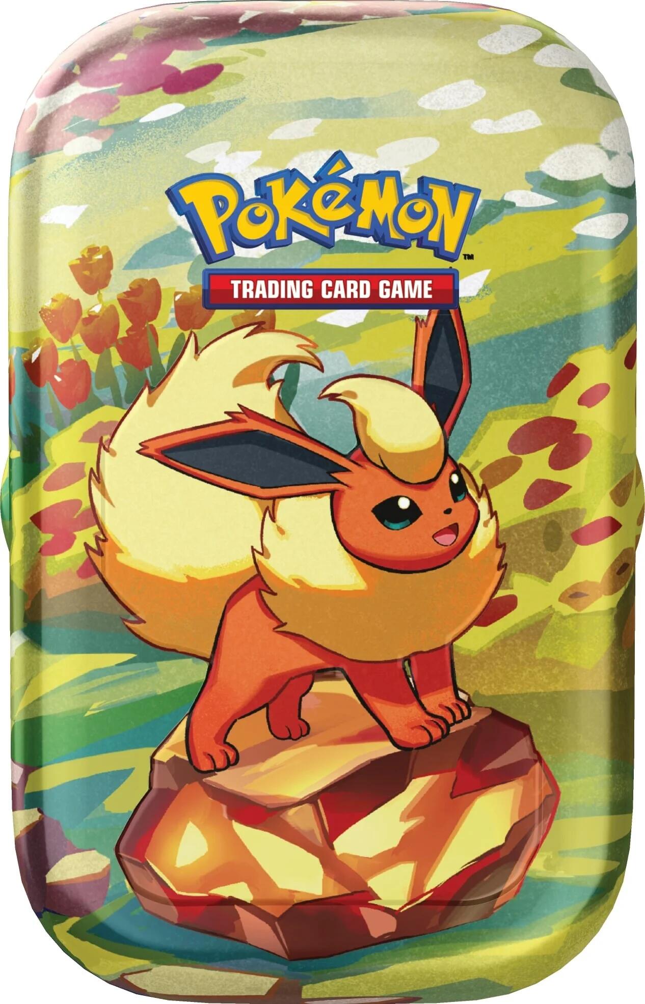 Scarlet & Violet: Prismatic Evolutions Mini Tin (Flareon) | Galaxy Games LLC