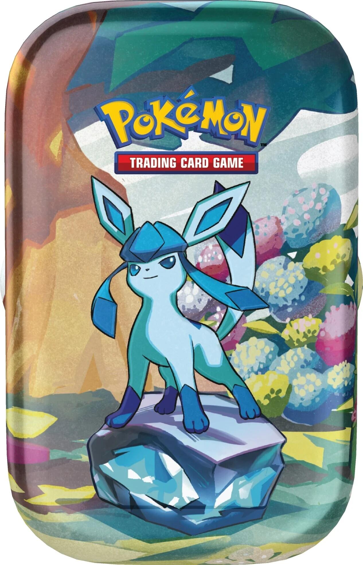 Scarlet & Violet: Prismatic Evolutions Mini Tin (Glaceon) | Galaxy Games LLC