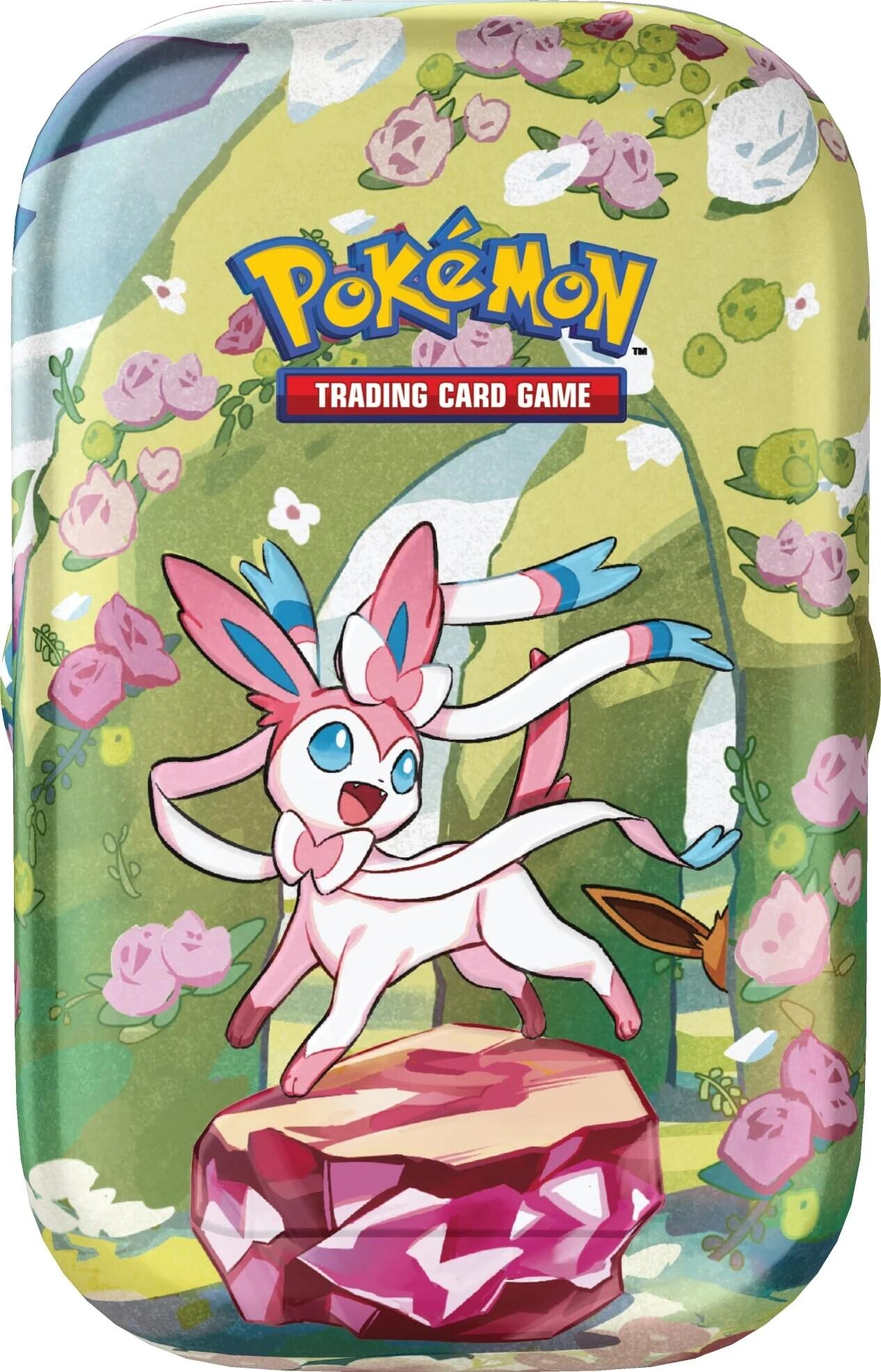 Scarlet & Violet: Prismatic Evolutions Mini Tin (Sylveon) | Galaxy Games LLC