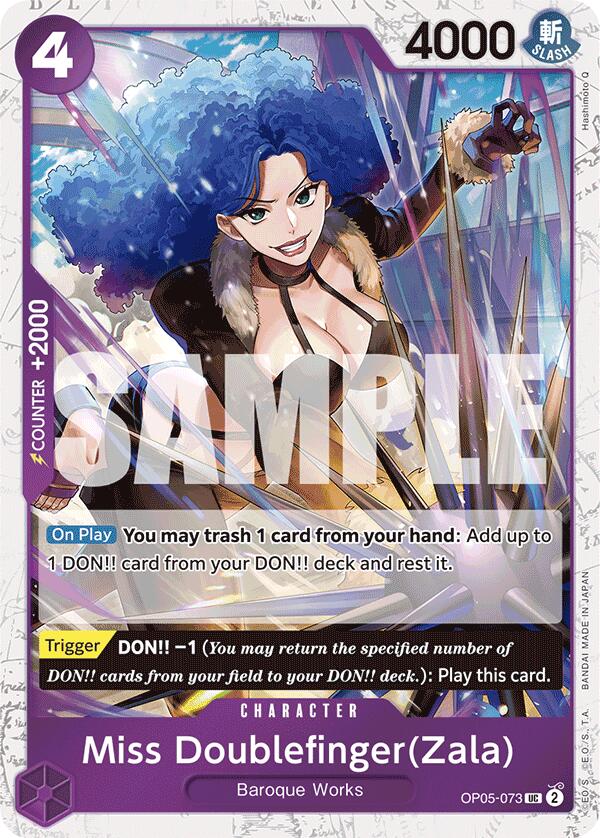 Miss Doublefinger(Zala) (Jolly Roger Foil) [Premium Booster -The Best-] | Galaxy Games LLC