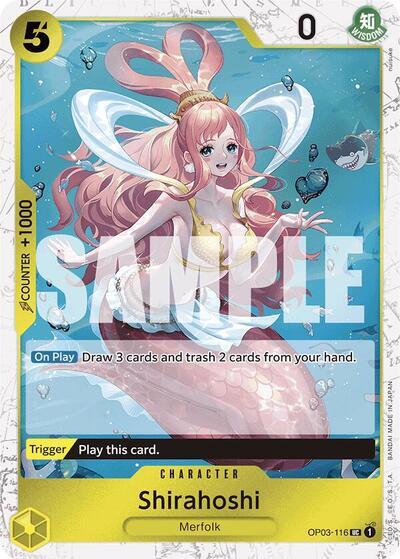 Shirahoshi (OP03-116) (Jolly Roger Foil) [Premium Booster -The Best-] | Galaxy Games LLC
