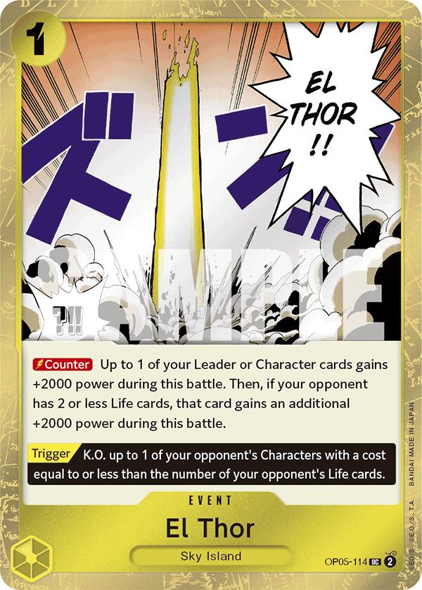 El Thor (Jolly Roger Foil) [Premium Booster -The Best-] | Galaxy Games LLC