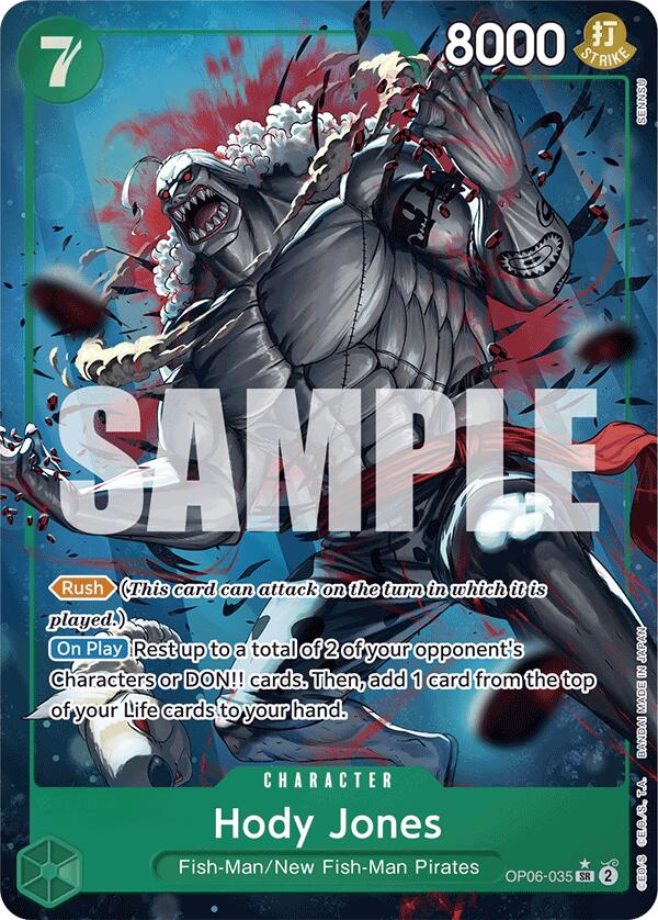 Hody Jones (Alternate Art) [Premium Booster -The Best-] | Galaxy Games LLC