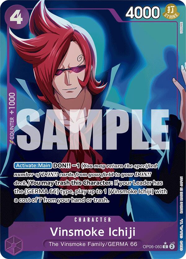 Vinsmoke Ichiji (OP06-060) (Full Art) [Premium Booster -The Best-] | Galaxy Games LLC