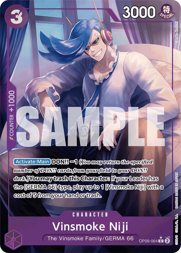 Vinsmoke Niji (OP06-064) (Full Art) [Premium Booster -The Best-] | Galaxy Games LLC