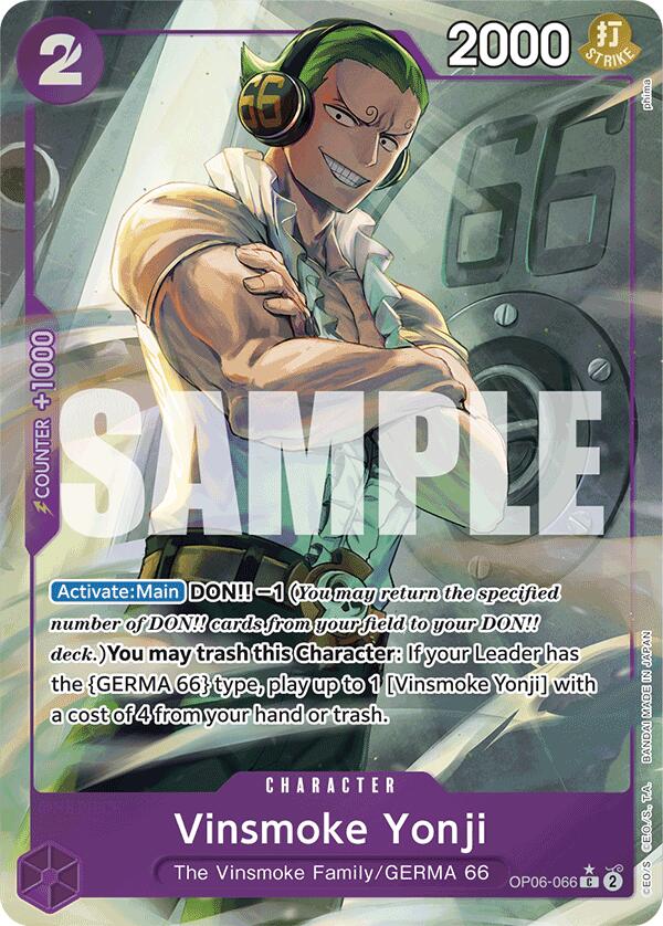 Vinsmoke Yonji (OP06-066) (Full Art) [Premium Booster -The Best-] | Galaxy Games LLC