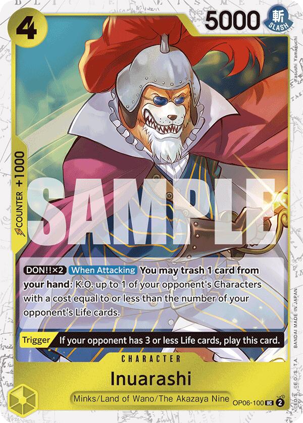 Inuarashi (Jolly Roger Foil) [Premium Booster -The Best-] | Galaxy Games LLC