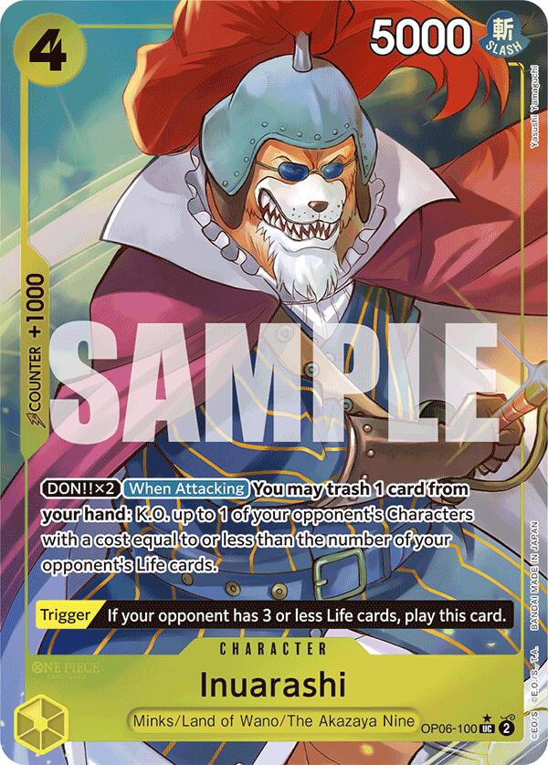 Inuarashi (Full Art) [Premium Booster -The Best-] | Galaxy Games LLC