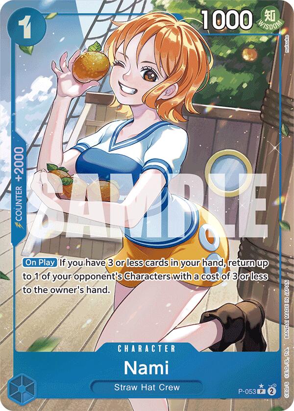 Nami (P-053) (Full Art) [Premium Booster -The Best-] | Galaxy Games LLC