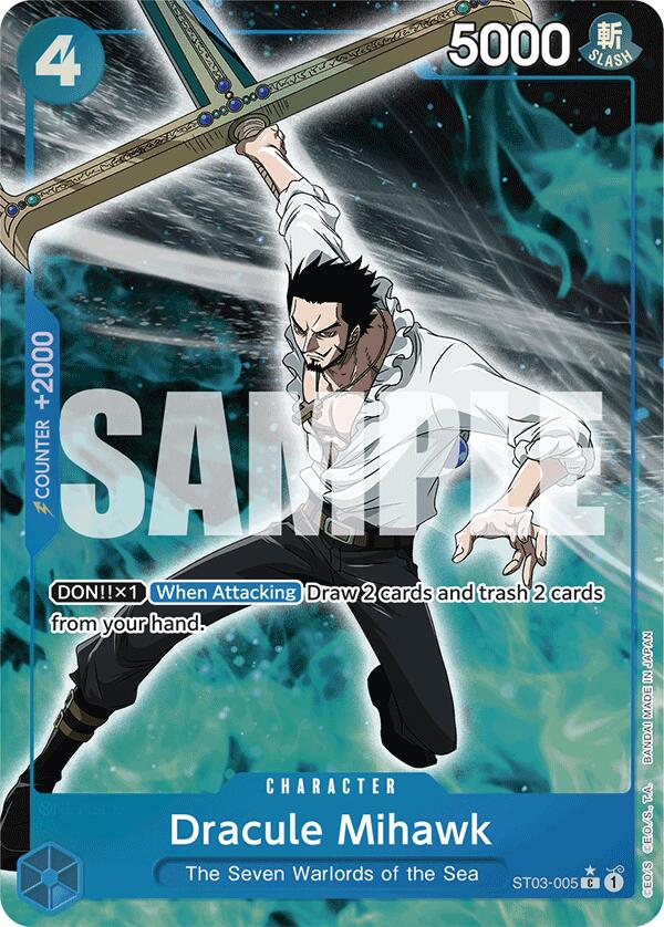 Dracule Mihawk (ST03-005) (Full Art) [Premium Booster -The Best-] | Galaxy Games LLC