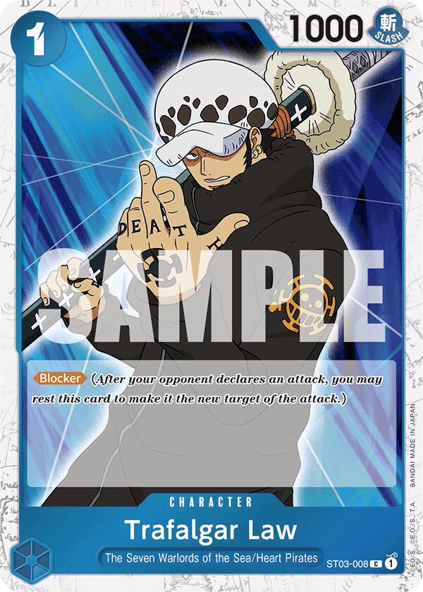Trafalgar Law (ST03-008) (Jolly Roger Foil) [Premium Booster -The Best-] | Galaxy Games LLC