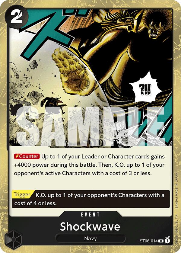Shockwave (Jolly Roger Foil) [Premium Booster -The Best-] | Galaxy Games LLC