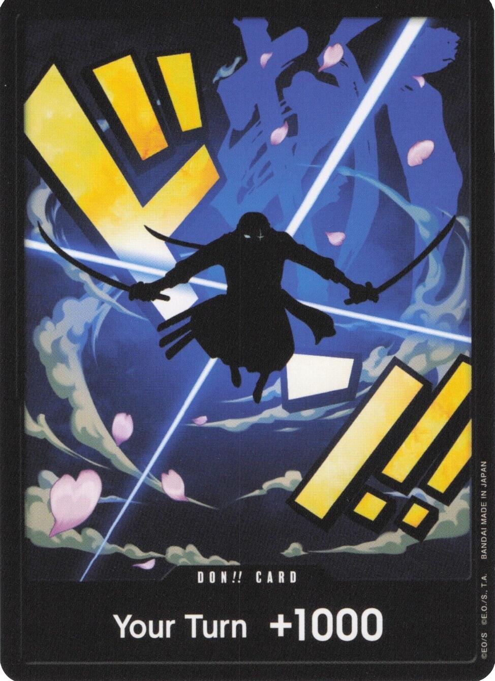 DON!! Card (Zoro) [Premium Booster -The Best-] | Galaxy Games LLC