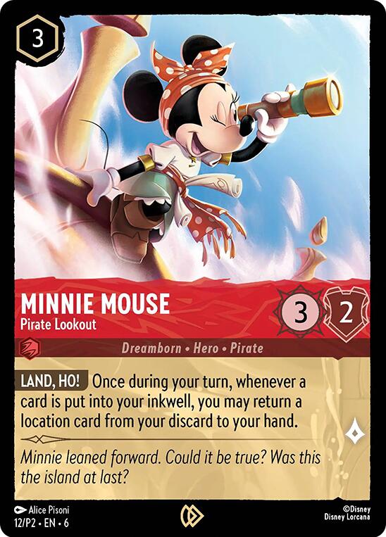Minnie Mouse - Pirate Lookout (12/P2) [Promo Cards] | Galaxy Games LLC