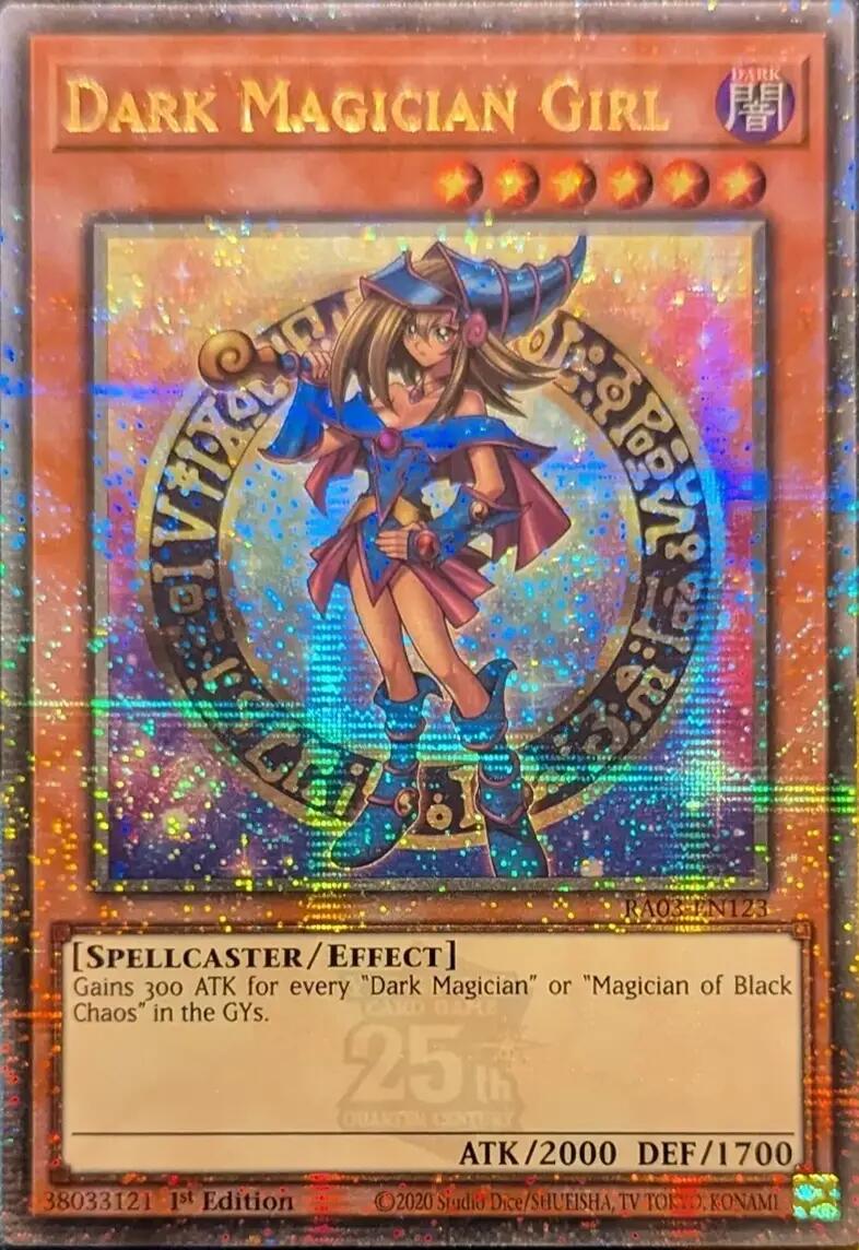 Dark Magician Girl (Quarter Century Secret Rare) (B) [RA03-EN123] Quarter Century Secret Rare | Galaxy Games LLC