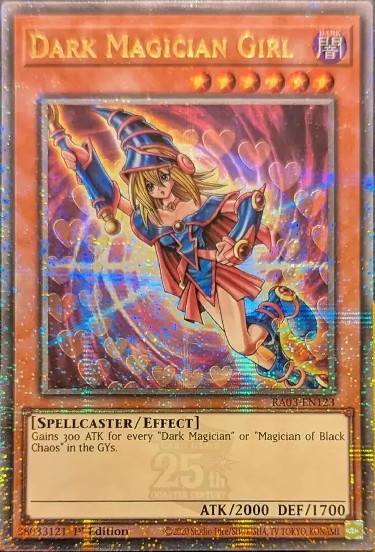 Dark Magician Girl (Quarter Century Secret Rare) (C) [RA03-EN123] Quarter Century Secret Rare | Galaxy Games LLC