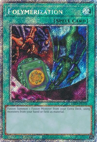 Polymerization (Alternate Art) (Platinum Secret Rare) [RA03-EN051] Platinum Secret Rare | Galaxy Games LLC