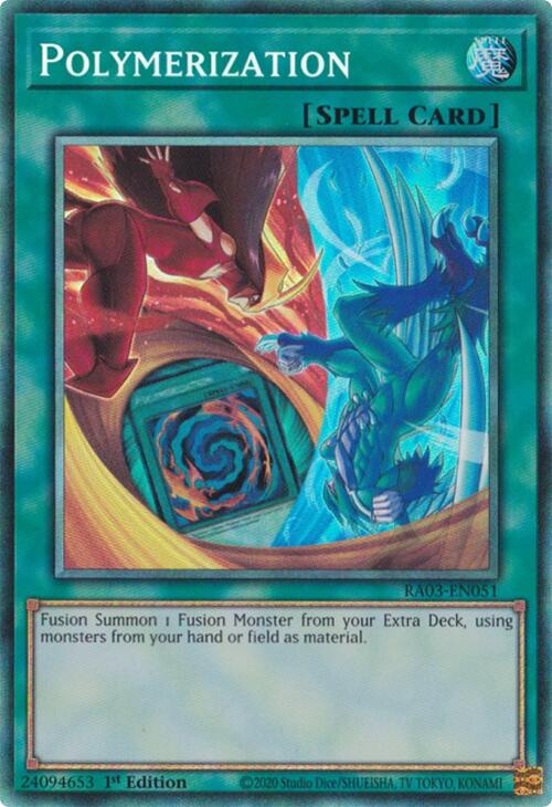 Polymerization (B) (HERO Art) (PCR) [RA03-EN051] Prismatic Collector's Rare | Galaxy Games LLC