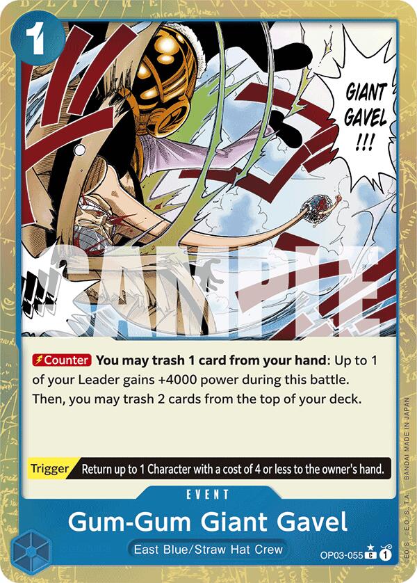 Gum-Gum Giant Gavel (Textured Foil) [Premium Booster -The Best-] | Galaxy Games LLC