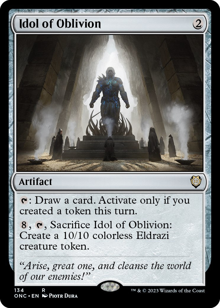 Idol of Oblivion [Phyrexia: All Will Be One Commander] | Galaxy Games LLC