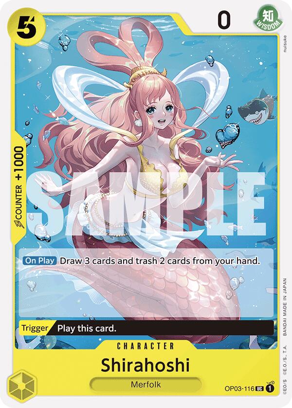 Shirahoshi (OP03-116) (Reprint) [Premium Booster -The Best-] | Galaxy Games LLC