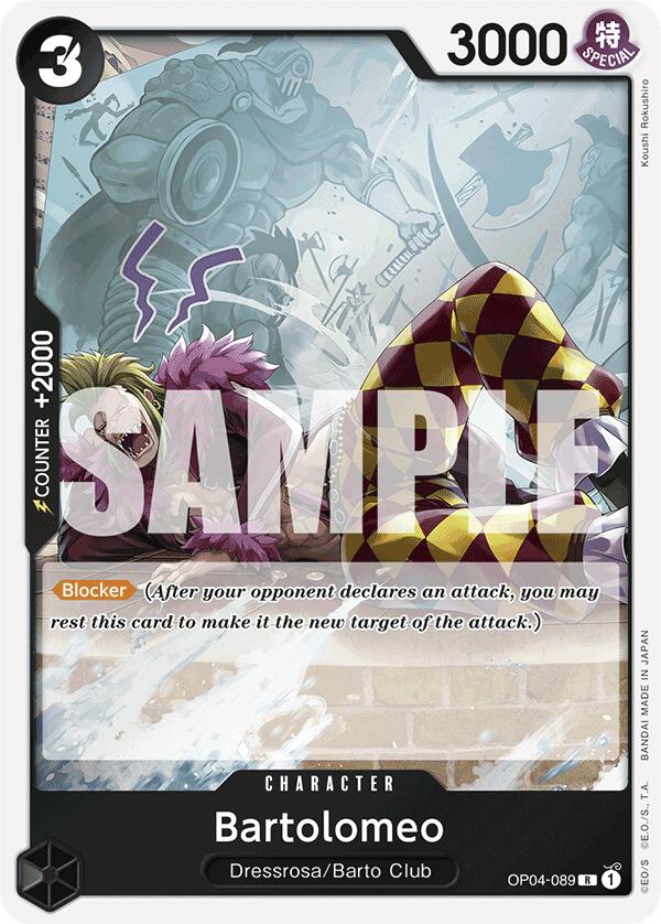 Bartolomeo (OP04-089) (Reprint) [Premium Booster -The Best-] | Galaxy Games LLC