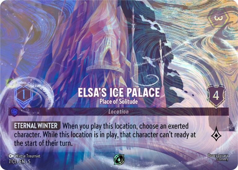 Elsa's Ice Palace - Place of Solitude (7) [Promo Cards] | Galaxy Games LLC