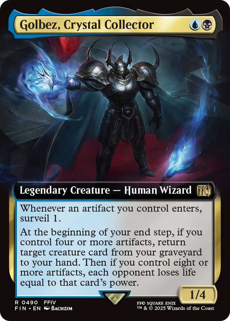 Golbez, Crystal Collector (Extended Art) [FINAL FANTASY] | Galaxy Games LLC