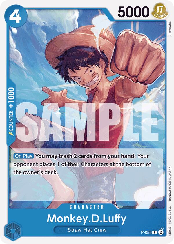 Monkey.D.Luffy (P-055) (Reprint) [Premium Booster -The Best-] | Galaxy Games LLC