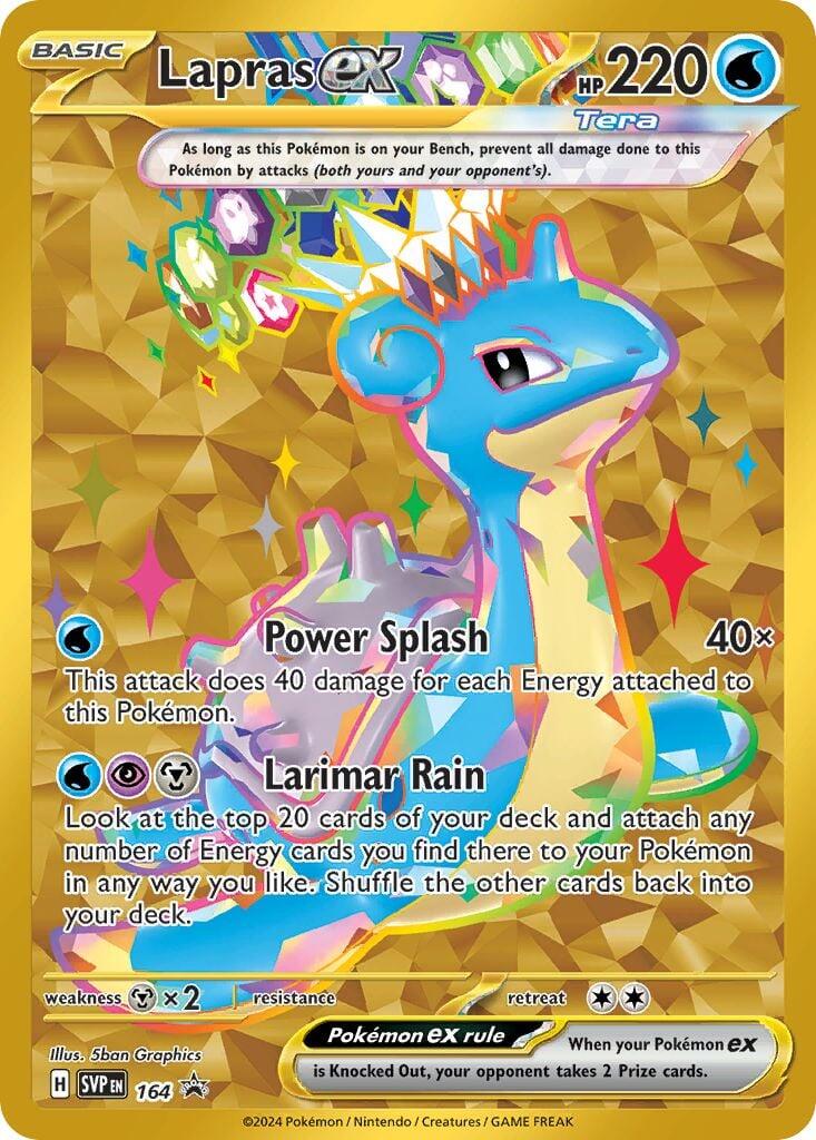 Lapras ex (164) [Scarlet & Violet: Black Star Promos] | Galaxy Games LLC