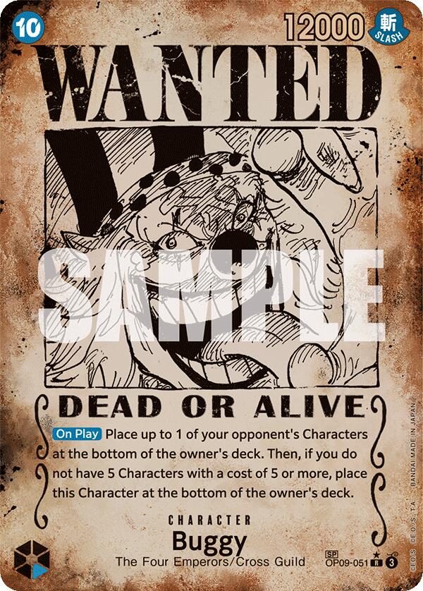 Buggy (Wanted Poster) [Emperors in the New World] | Galaxy Games LLC