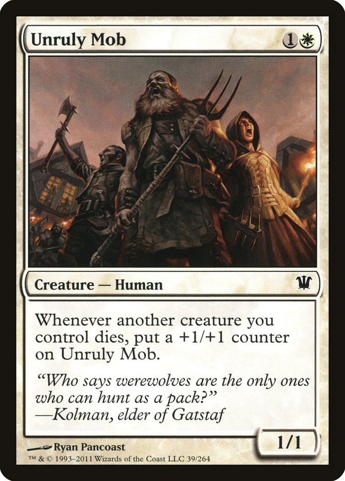 Unruly Mob [Innistrad] | Galaxy Games LLC
