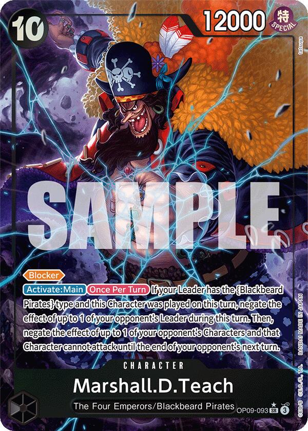 Marshall.D.Teach (Alternate Art) [Emperors in the New World] | Galaxy Games LLC