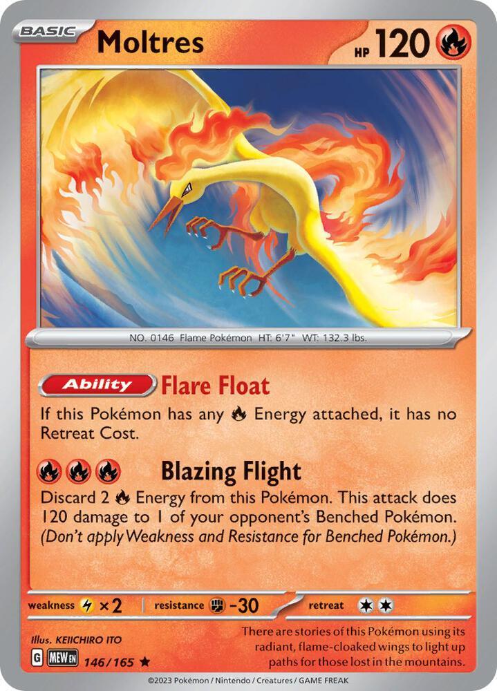 Moltres (146/165 - Deck Exclusives) [Scarlet & Violet 151] | Galaxy Games LLC