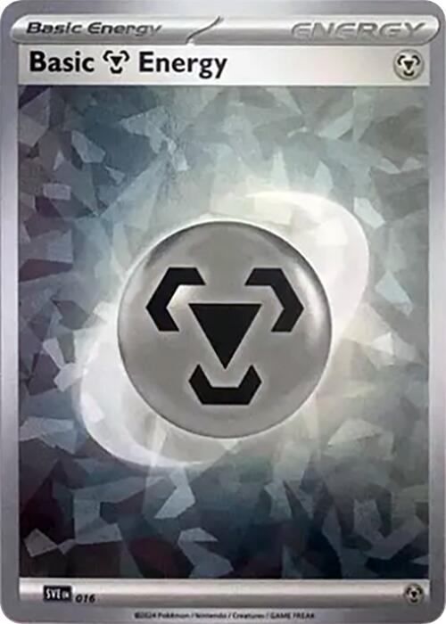 Basic Metal Energy (016) (Cracked Ice Holo) [Scarlet & Violet: Stellar Crown] | Galaxy Games LLC