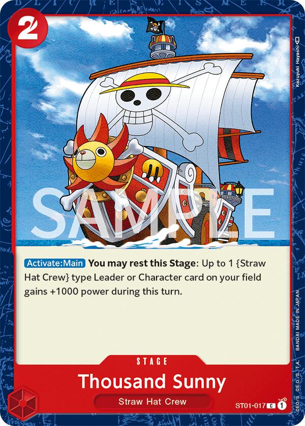 Thousand Sunny [Revision Pack Cards] | Galaxy Games LLC