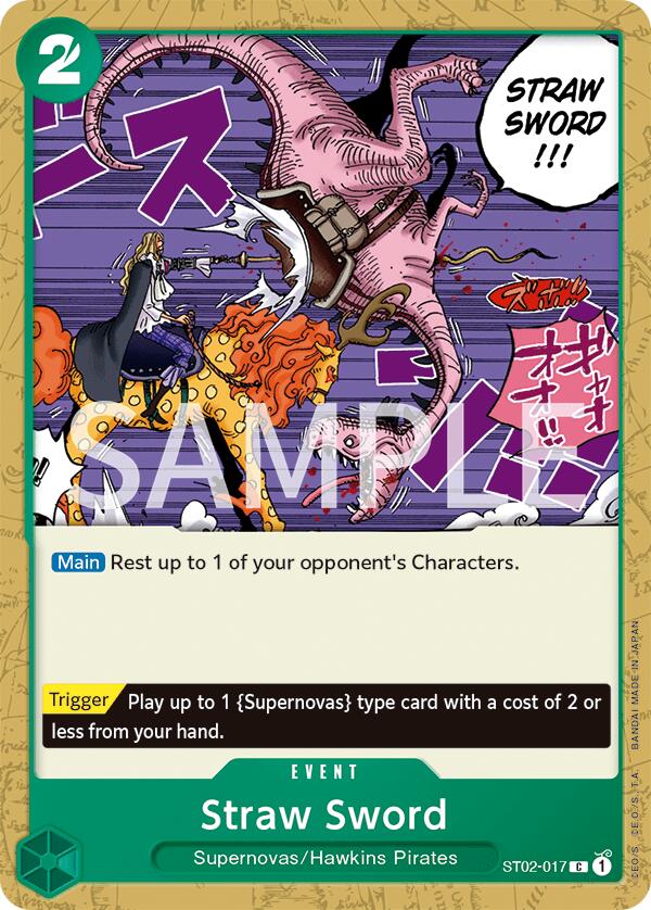 Straw Sword [Revision Pack Cards] | Galaxy Games LLC