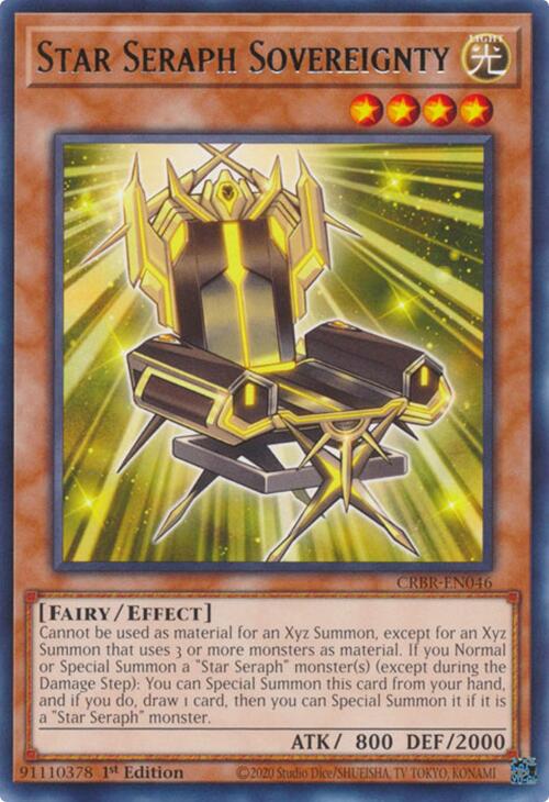 Star Seraph Sovereignty [CRBR-EN046] Rare | Galaxy Games LLC