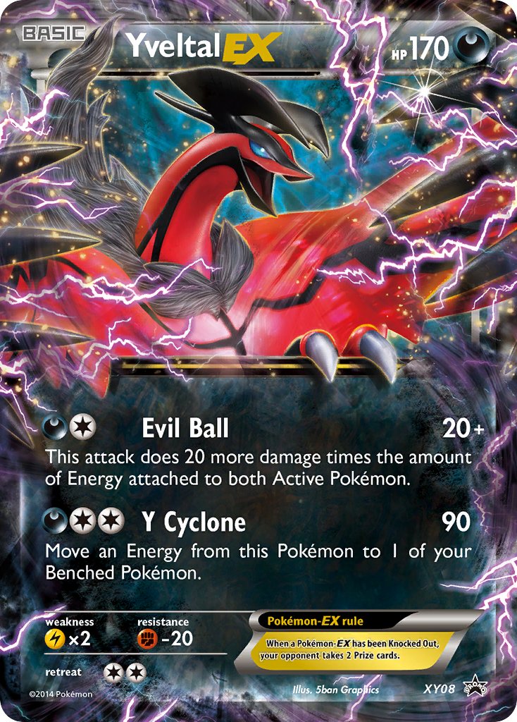 Yveltal EX (XY08) [XY: Black Star Promos] | Galaxy Games LLC