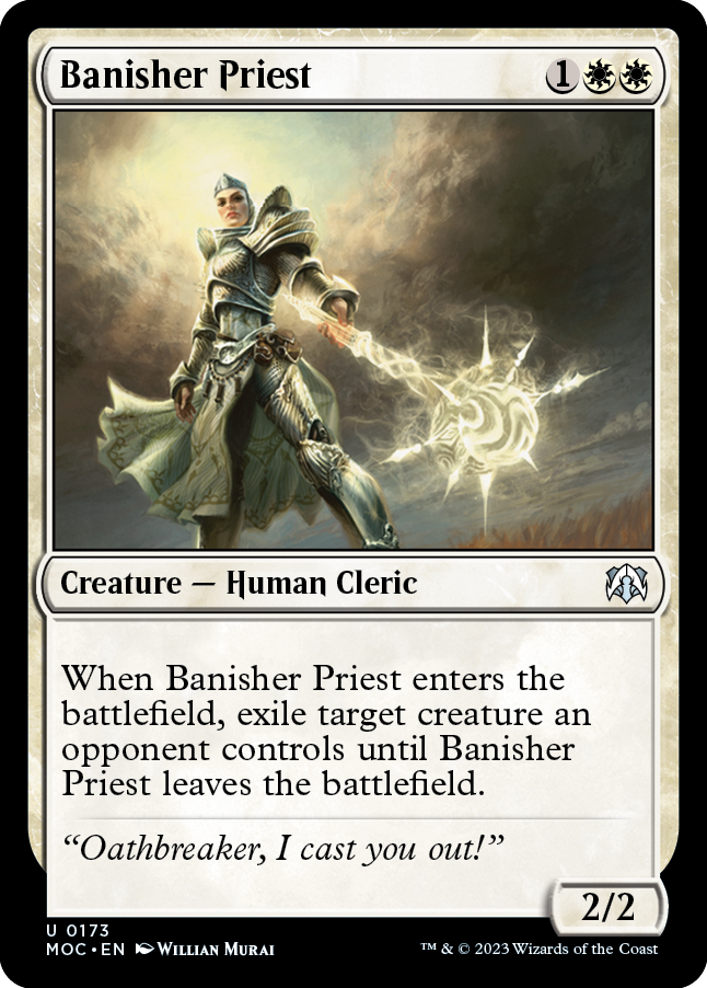 Banisher Priest [March of the Machine Commander] | Galaxy Games LLC