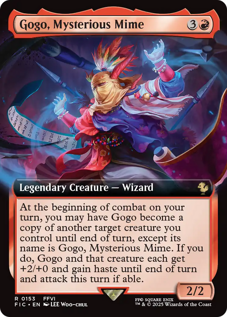 Gogo, Mysterious Mime (Extended Art) [FINAL FANTASY Commander] | Galaxy Games LLC