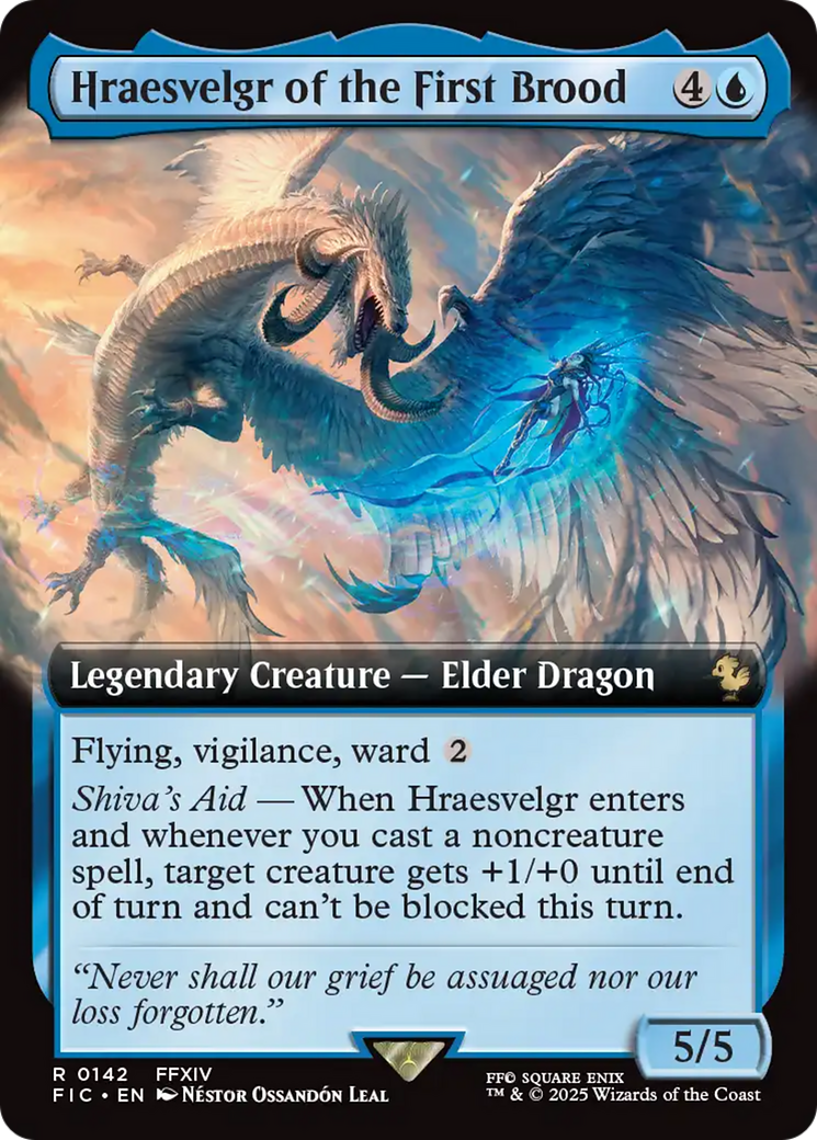Hraesvelgr of the First Brood (Extended Art) [FINAL FANTASY Commander] | Galaxy Games LLC