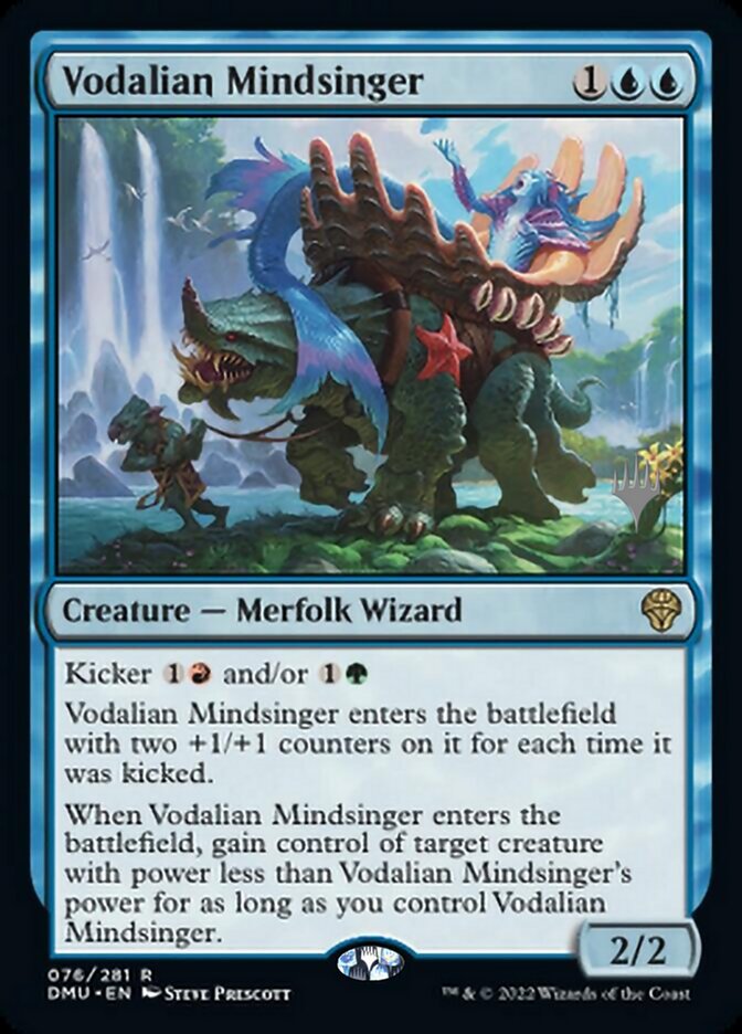 Vodalian Mindsinger (Promo Pack) [Dominaria United Promos] | Galaxy Games LLC