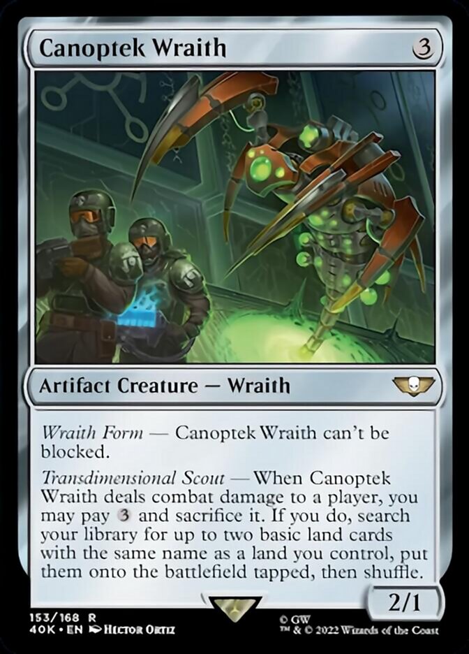 Canoptek Wraith (Surge Foil) [Warhammer 40,000] | Galaxy Games LLC