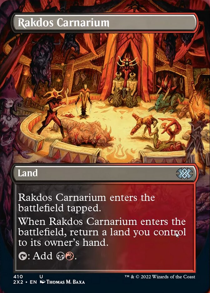 Rakdos Carnarium (Borderless Alternate Art) [Double Masters 2022] | Galaxy Games LLC